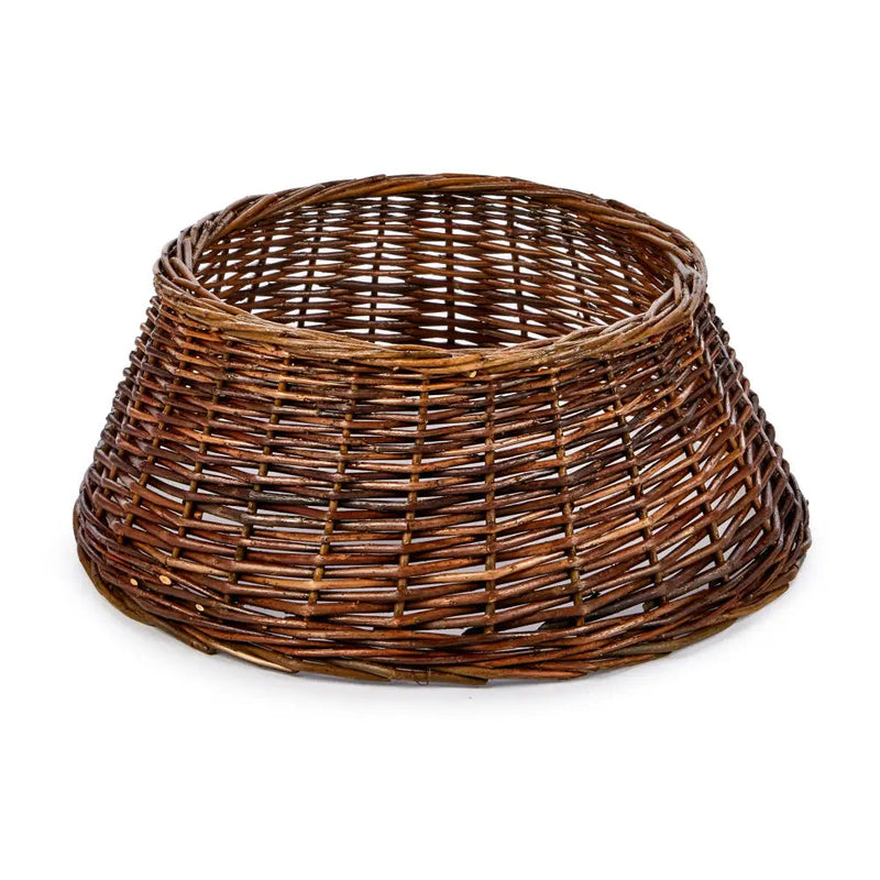 Premier Brown Rattan Round Tree Skirt 60cm Diameter -