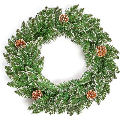 Premier Decorations 50cm Rocky Mountain Christmas Wreath -