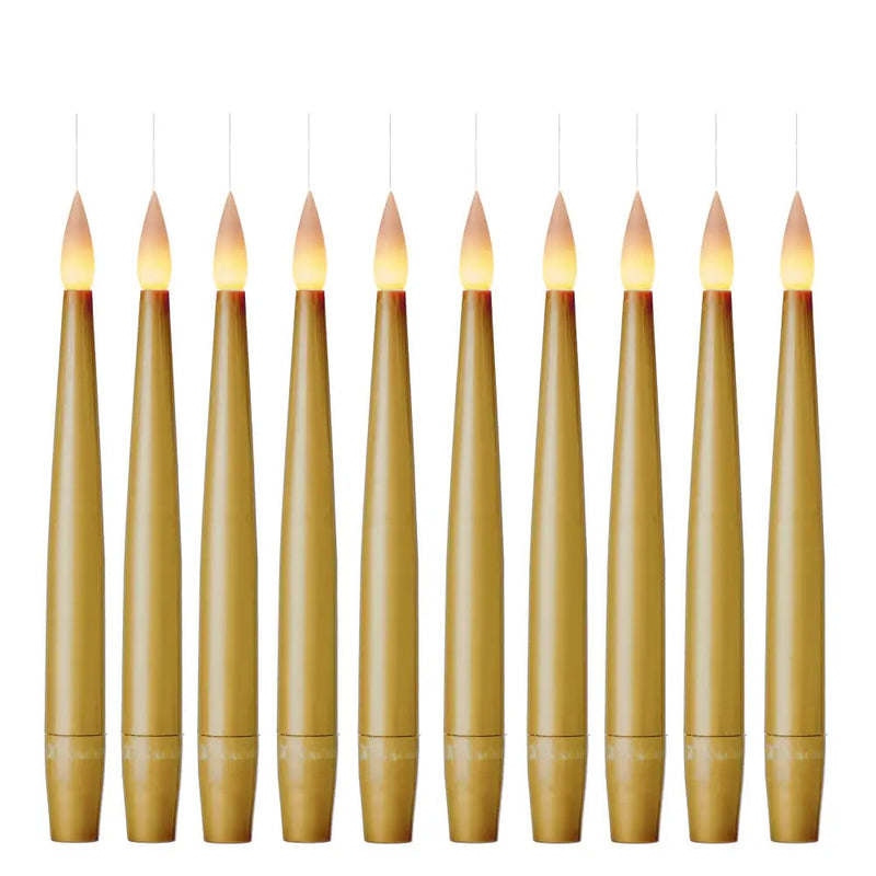 Premier Floating Candle Gold 10 Piece 15cm - Christmas