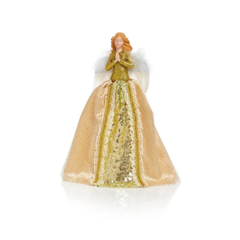 Premier Gold Tree Top Angel 28cm - Christmas