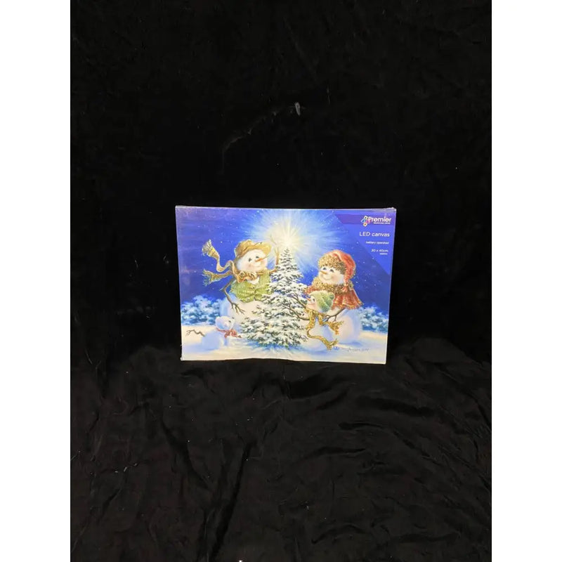 Premier LED Battery Operated Canvas Picture 30x40cm (4