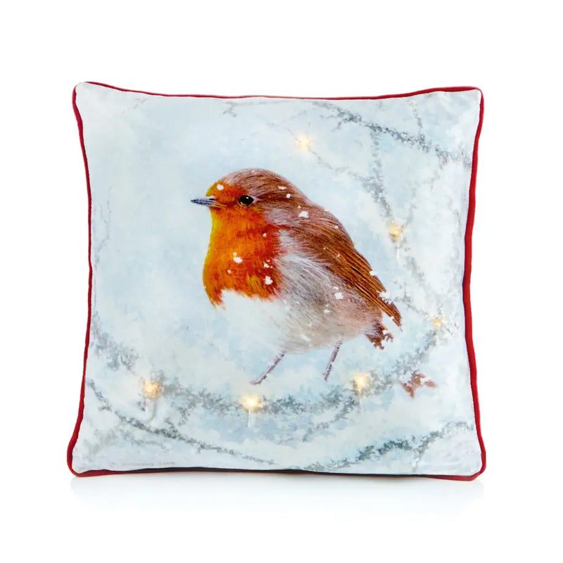 Premier Lit Robin Cushion 45x45cm (2 Asst. 1 SENT) Seasonal
