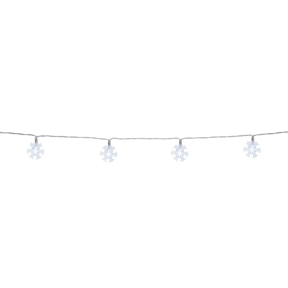 Premier Lit Snowflake Light Warm White Leds - 20 Piece -