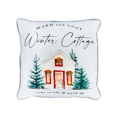 Premier Lit Winter White Cushion - 45 x 45cm - Seasonal &