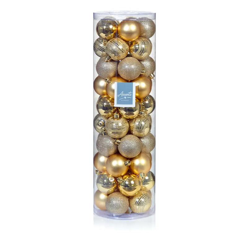 Premier Multi Finish Balls Bauble 50 Piece - 60mm - 3
