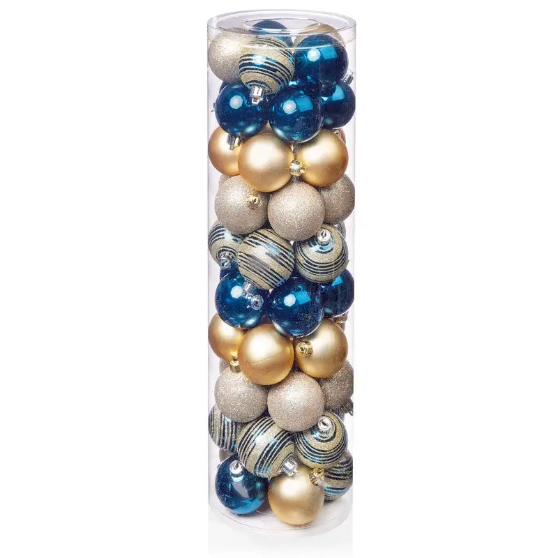 Premier Multi Finish Balls Bauble 50 Piece - 60mm - 3