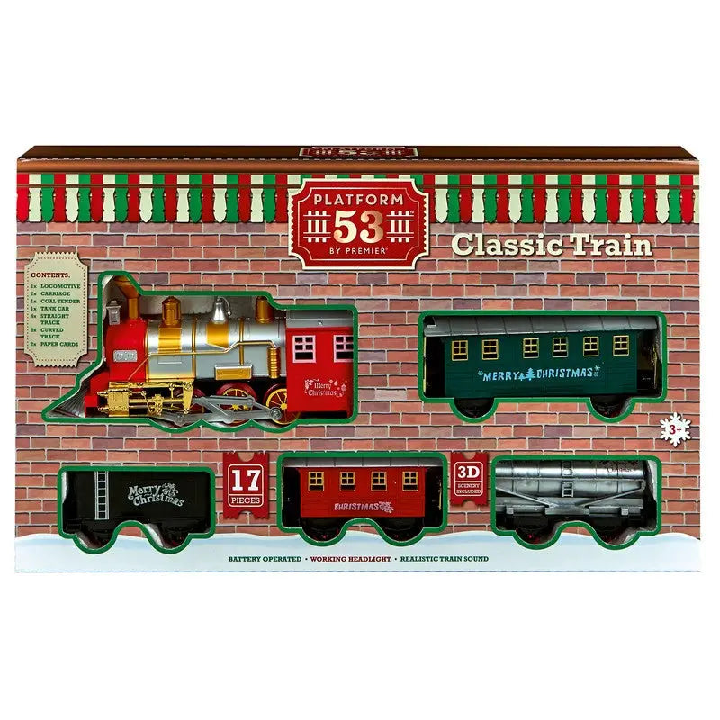 Premier Musical Train Set 17 Piece Battery Operated