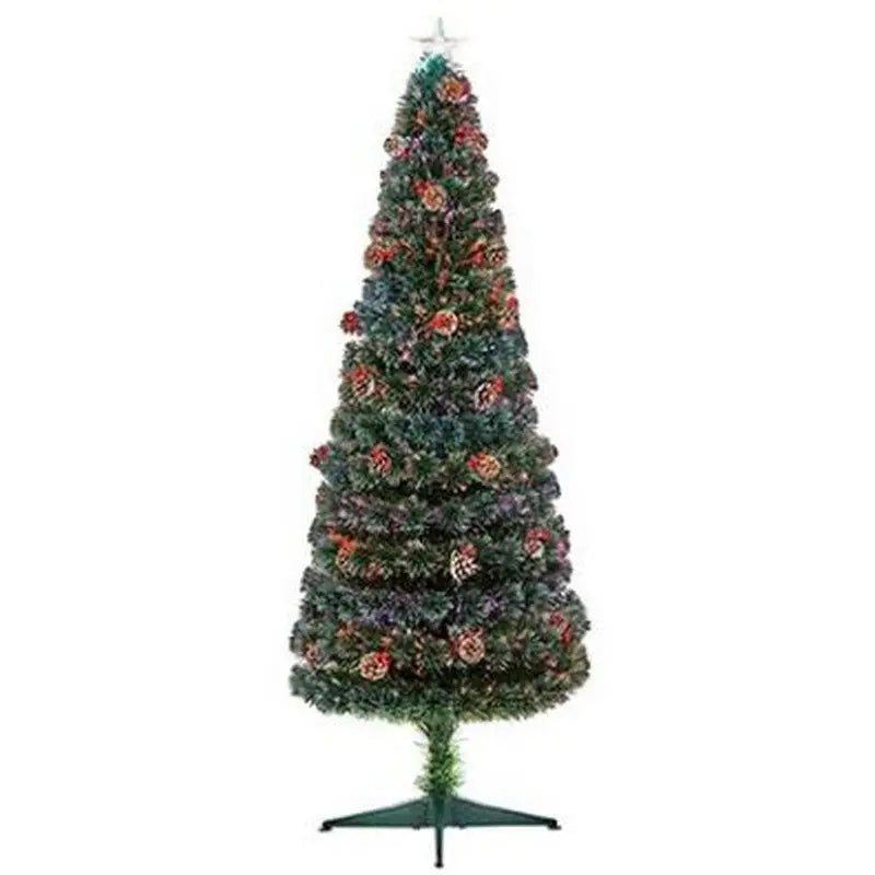 Premier Pencil Tree Fibre-Optic With Pinecones and Berries