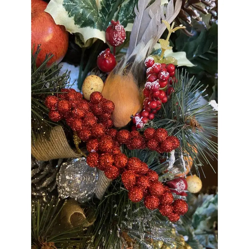 Premier Robin In Nest Flower Pick Decoration 18cm -