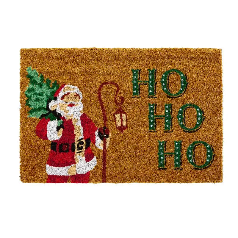 Premier Santa Coir Door Mat 40x60cm 2 Asst. 1 Sent Seasonal