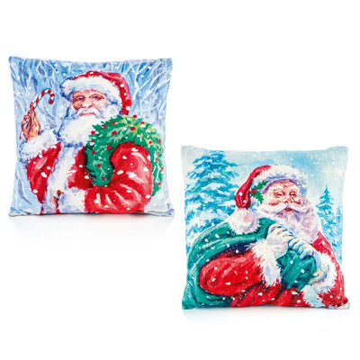 Premier Santa Cushion 45x45cm 2 Assorted (1 SENT) -