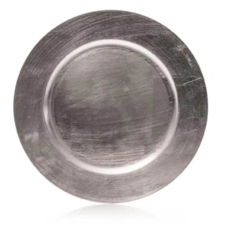 Premier Silver Charger Serving Plate - 33cm - Christmas