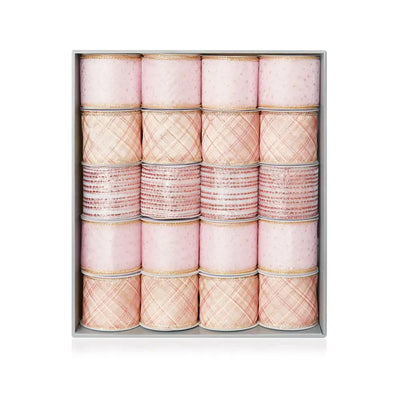 Premier Soft Pink Mix Ribbon 6cm x 5m - 3 Designs (1 SENT) -