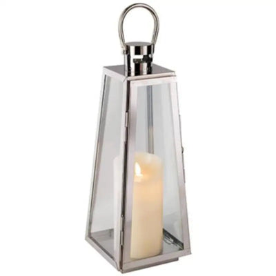 Premier Stainless Steel Lantern - Small (15.5 X15X40.5cm) -