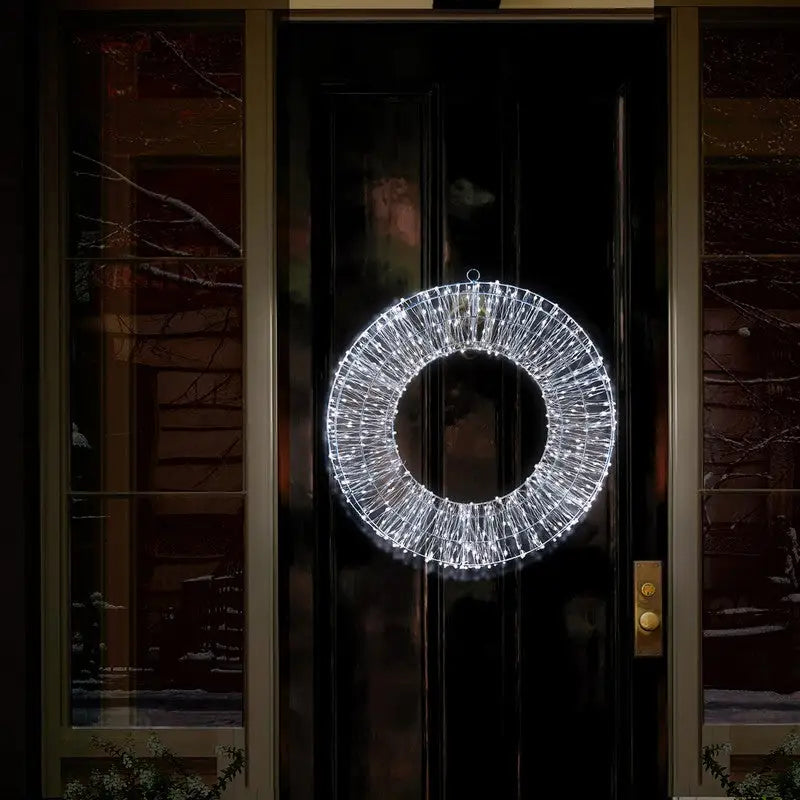 Premier Wreath with 600 Leds - 45cm - Various Colours