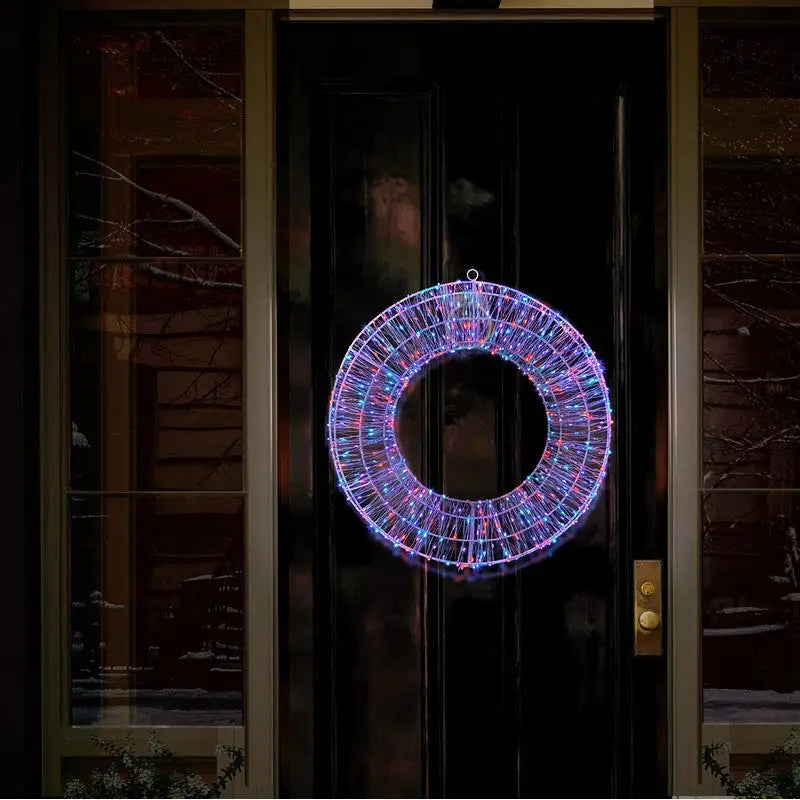 Premier Wreath with 600 Leds - 45cm - Various Colours