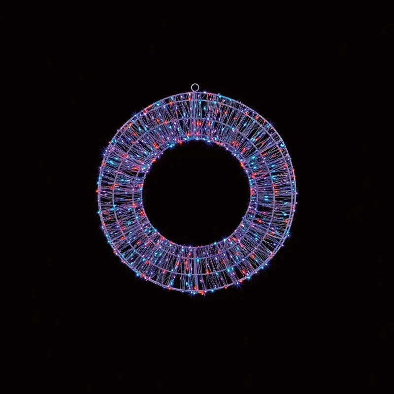 Premier Wreath with 600 Leds - 45cm - Various Colours