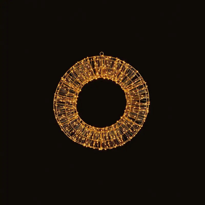 Premier Wreath with 600 Leds - 45cm - Various Colours