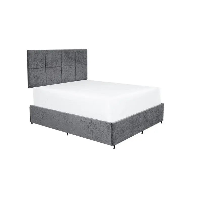 Prime Grey Fabric Bed Frame - Beds and Mattresses