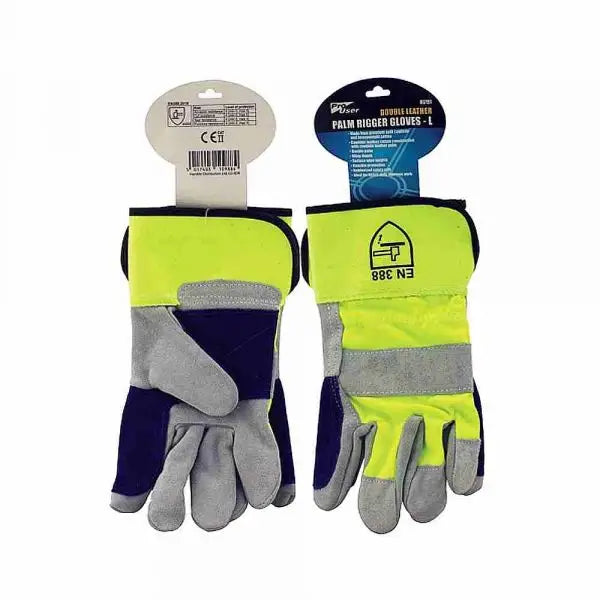 Pro User Large Rigger Gloves - High Vis - Workwear >> Gloves