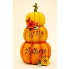 Pumpkin Resin Stack 25 x 15 x 14cm - Seasonal >> Autumn >>