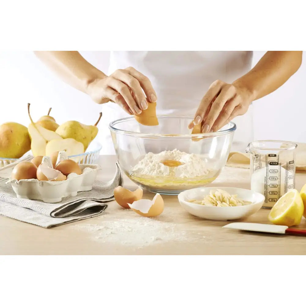 Pyrex 3 Piece Classic Bowl Set (0.5 + 1 + 2 Litre) - Glass