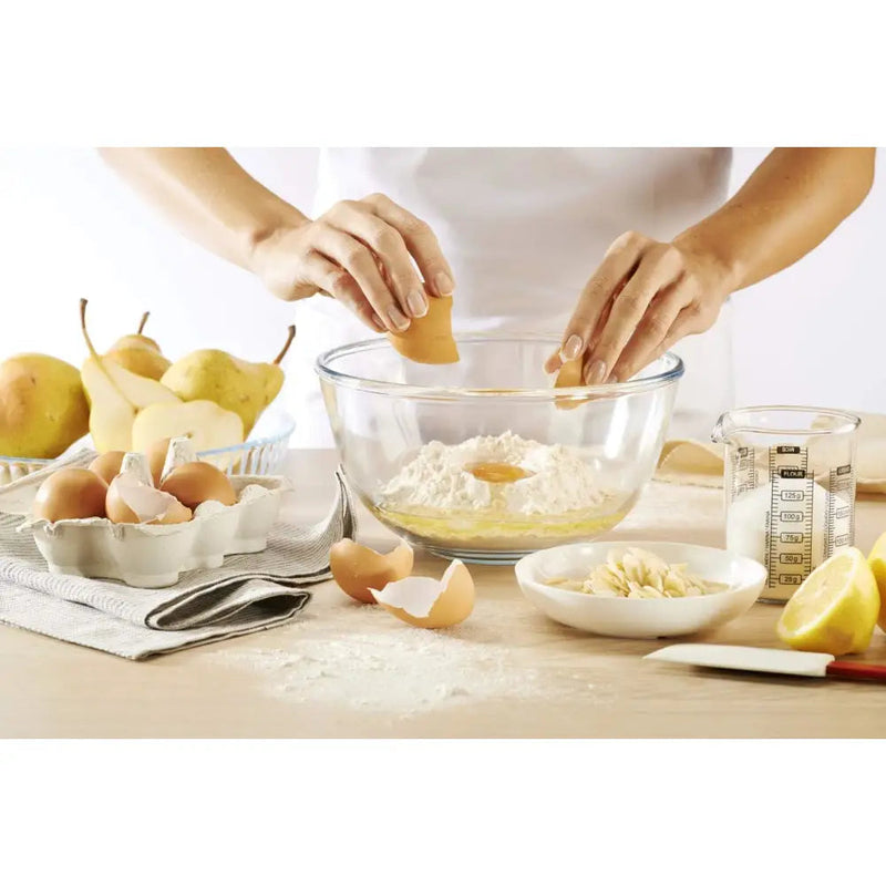 Pyrex 3 Piece Classic Bowl Set (0.5 + 1 + 2 Litre) - Glass