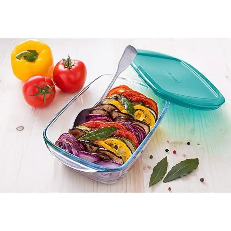 Pyrex Cook & Store 3pk Food Storage With Green Lid - 218P /