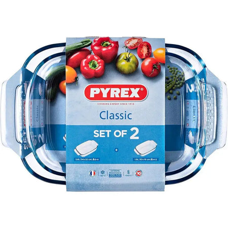 Pyrex Irresistible Rectangle Roaster Dish - Assorted Sizes