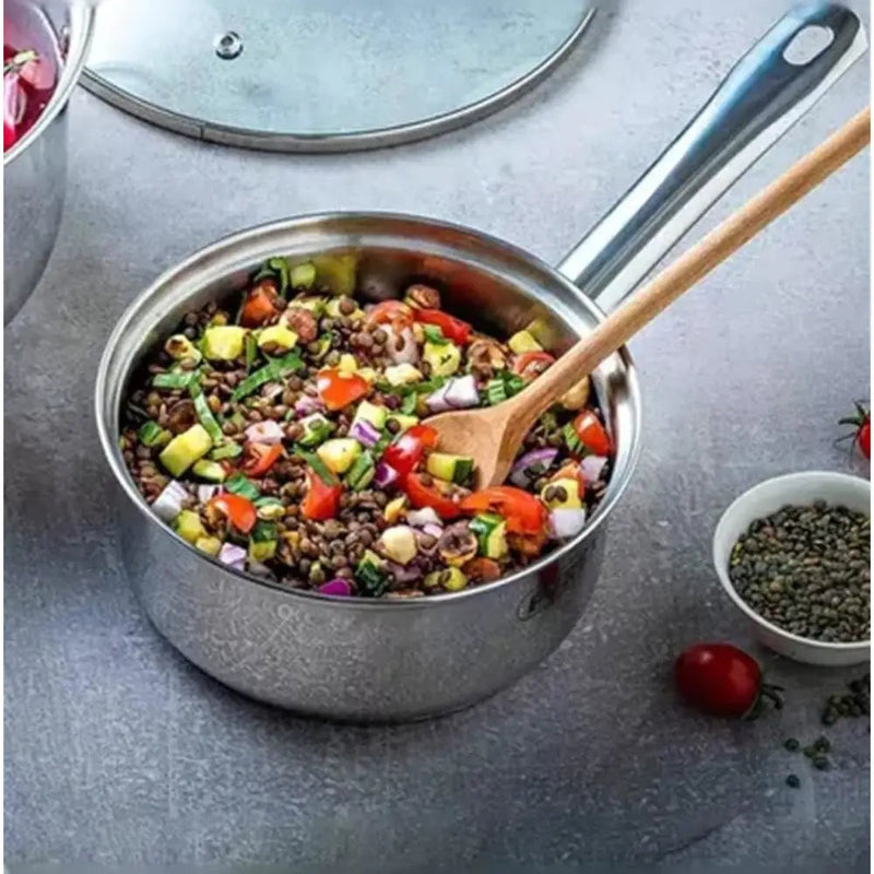 Pyrex Master Set of 3 Saucepans (16cm + 18cm + 20cm) -