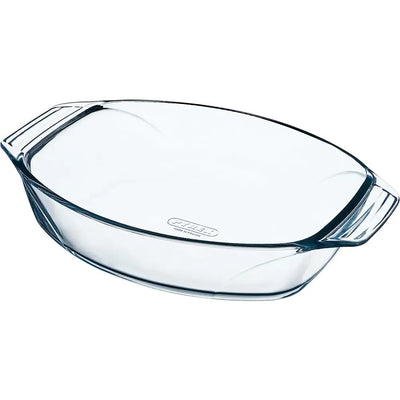 Pyrex Optimum Glass Oval Deep Roaster 4.2 Litre - Roaster