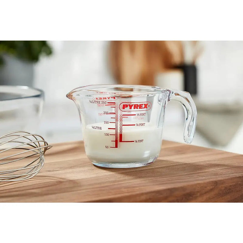 Pyrex Ovenproof Glass Measuring Jug - 250ml - 1 Litre