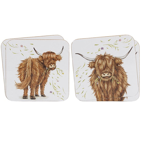 Clemency Bunn Highland Cow Tableware Placemats & Coasters
