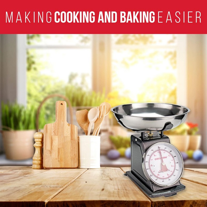 Casa & Casa Traditional Mechanical Kitchen Scale - Grey