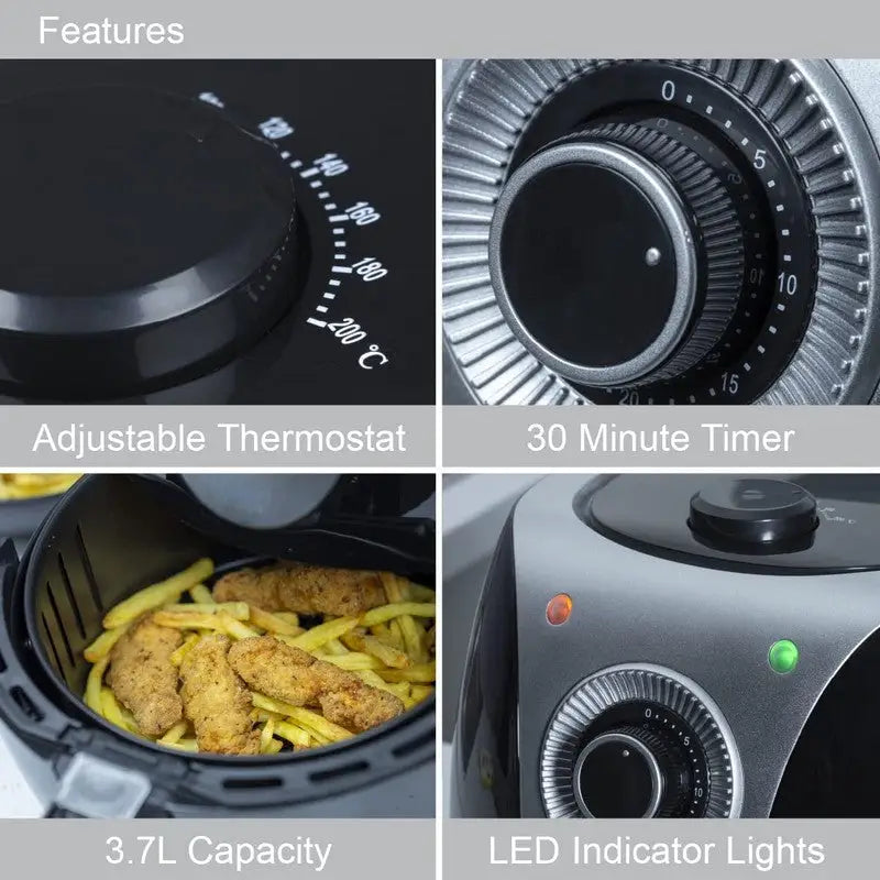 Quest 1500W Air Fryer 3.7 Litre - Kitchenware