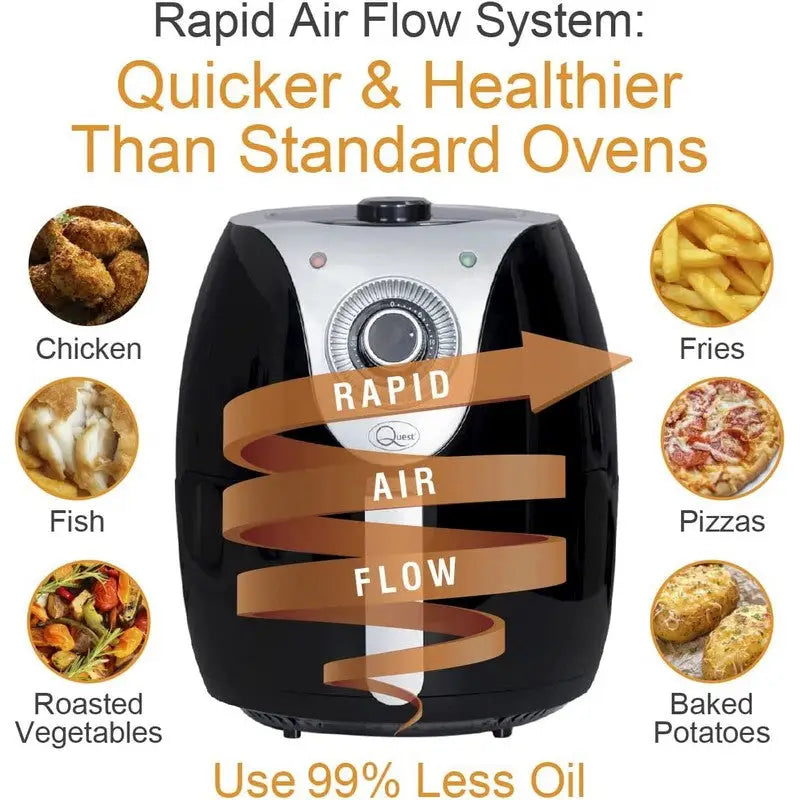 Quest 1500W Air Fryer 3.7 Litre - Kitchenware