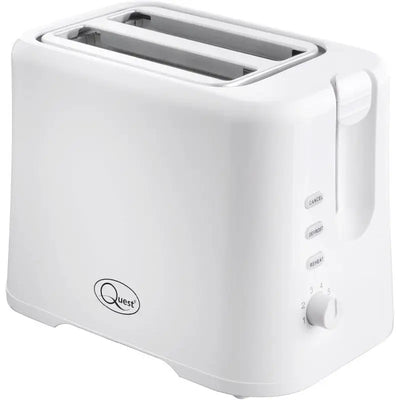 Quest 2 Slice Toaster White - Kitchenware >> Electrical