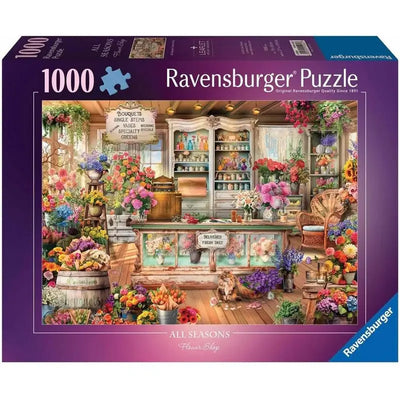 Ravensburger All Seasons Flower Shop - 1000 Piece Jigsaw