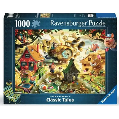 Ravensburger Look Out Little Pigs Jigsaw Puzzle - 1000pc