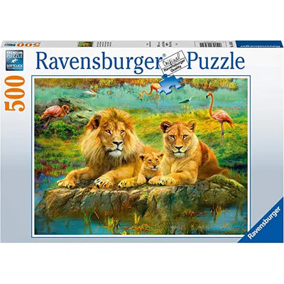 Ravensburger Puzzle 500pce - Lions In The Savannah - Jigsaw