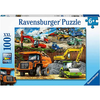 Ravensburger Puzzle Construction Vehicles - 100 Pieces -