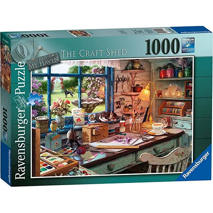 Ravensburger Puzzle My Haven No.1 The Craft Shed - 1000pce -