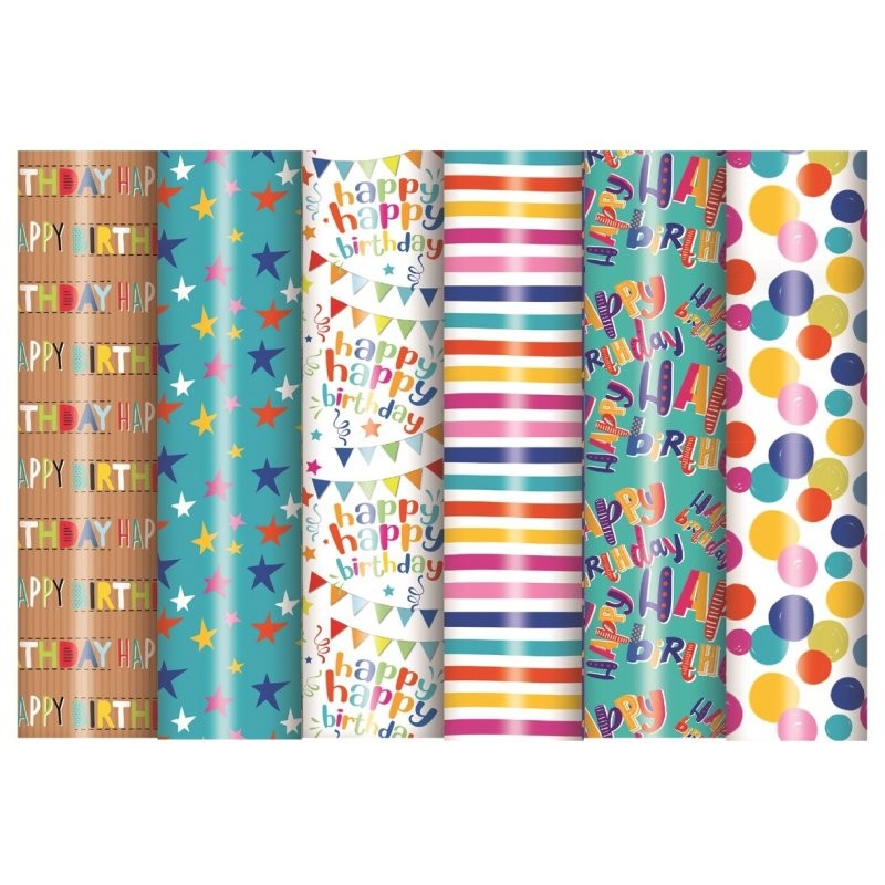 Special Occasions Gift Wrap Roll - 3m - Assorted Designs (May Vary) - Picked At Random