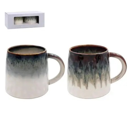 Reactive Glaze Mug Spot Set of 2 - Kitchenware >> Mugs