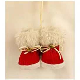 Red Booties Hanger 7cm - Christmas >> Baubles Tree