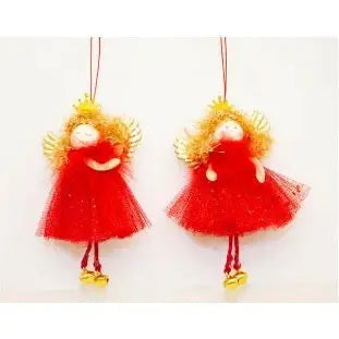 Red Fairy Hanger 13cm - (2 Designs - 1 SENT) - Seasonal &