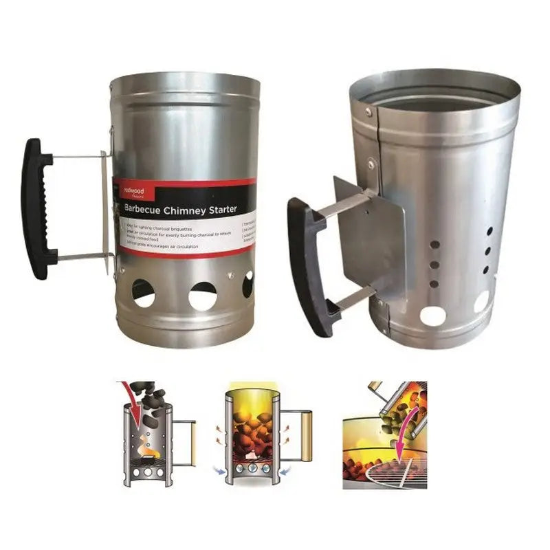 Redwood Leisure Barbecue Chimney Starter - Outdoor Living