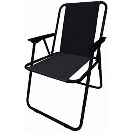 Redwood Leisure Folding Camp Chair - Black - Outdoor Living
