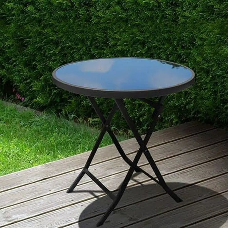 Redwood Leisure Folding Side Drinks Table - 46 x 46 x 50cm -