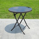 Redwood Leisure Folding Side Drinks Table - 46 x 46 x 50cm -